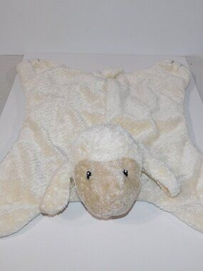 Gund Comfy Cozy Lamb 5865 Cream Tan 23" Plush Baby Lovey Security Blanket Mat